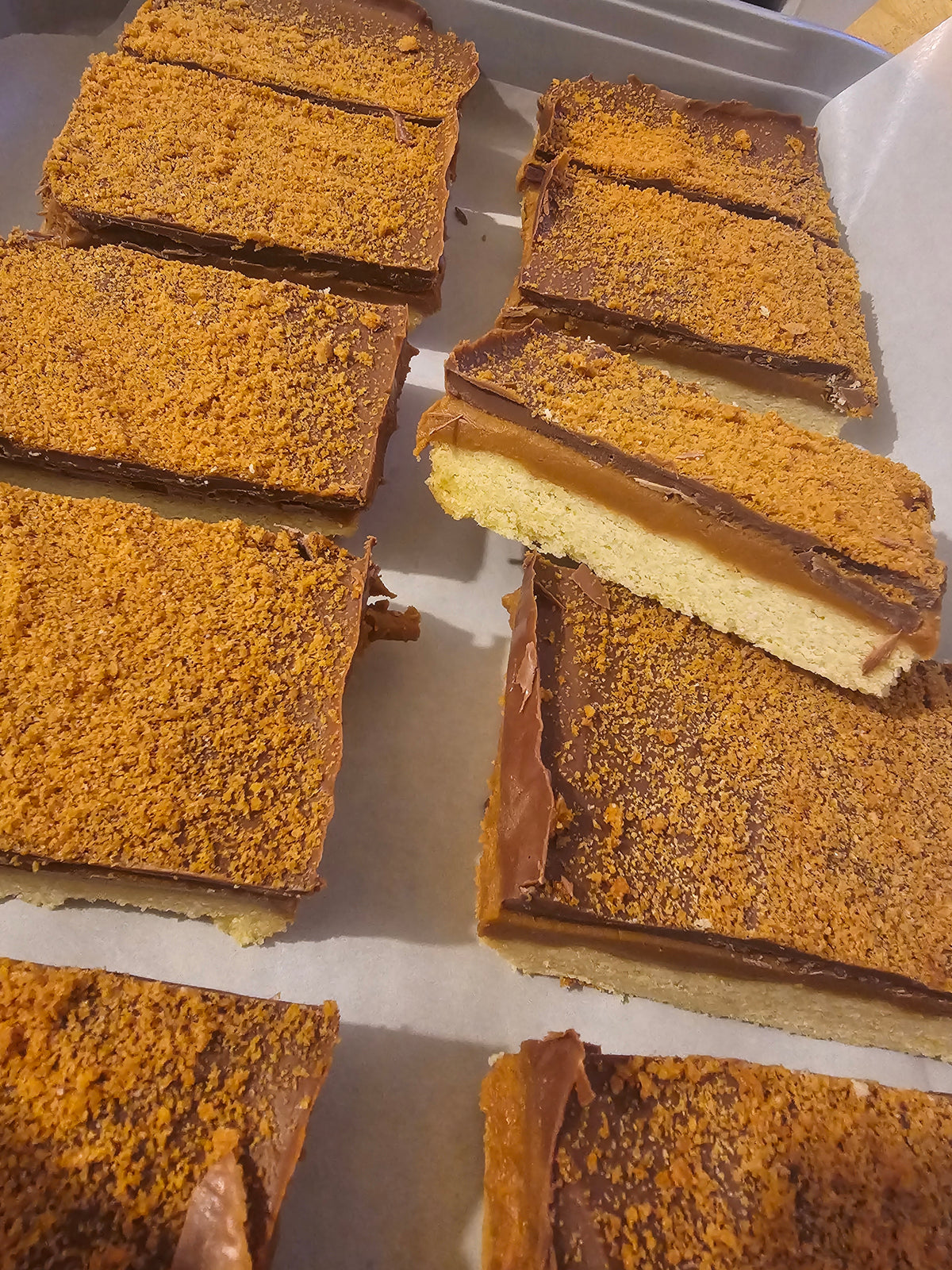 Biscoff Millionaires Shortbread (ready now)