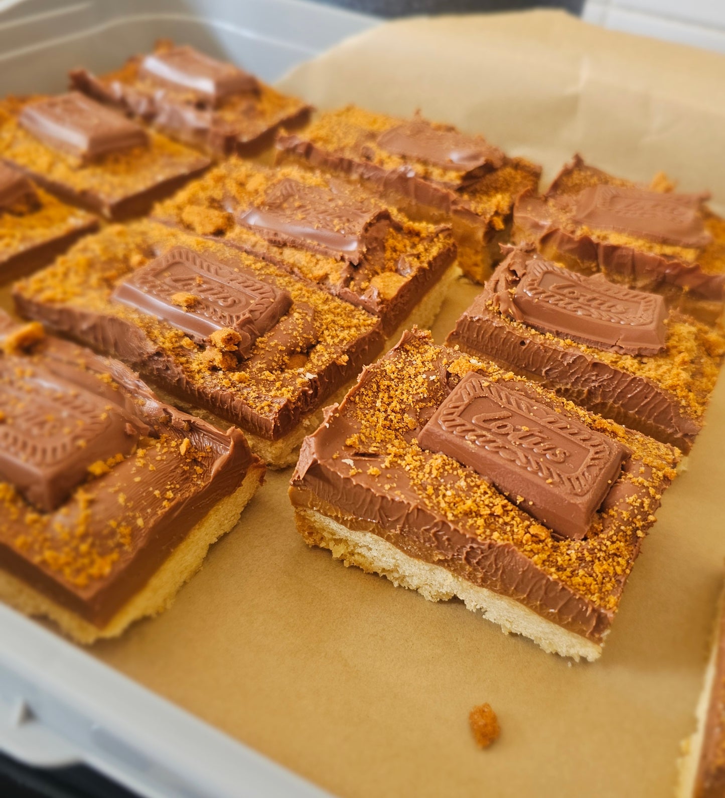 Biscoff Millionaires Shortbread (ready now)