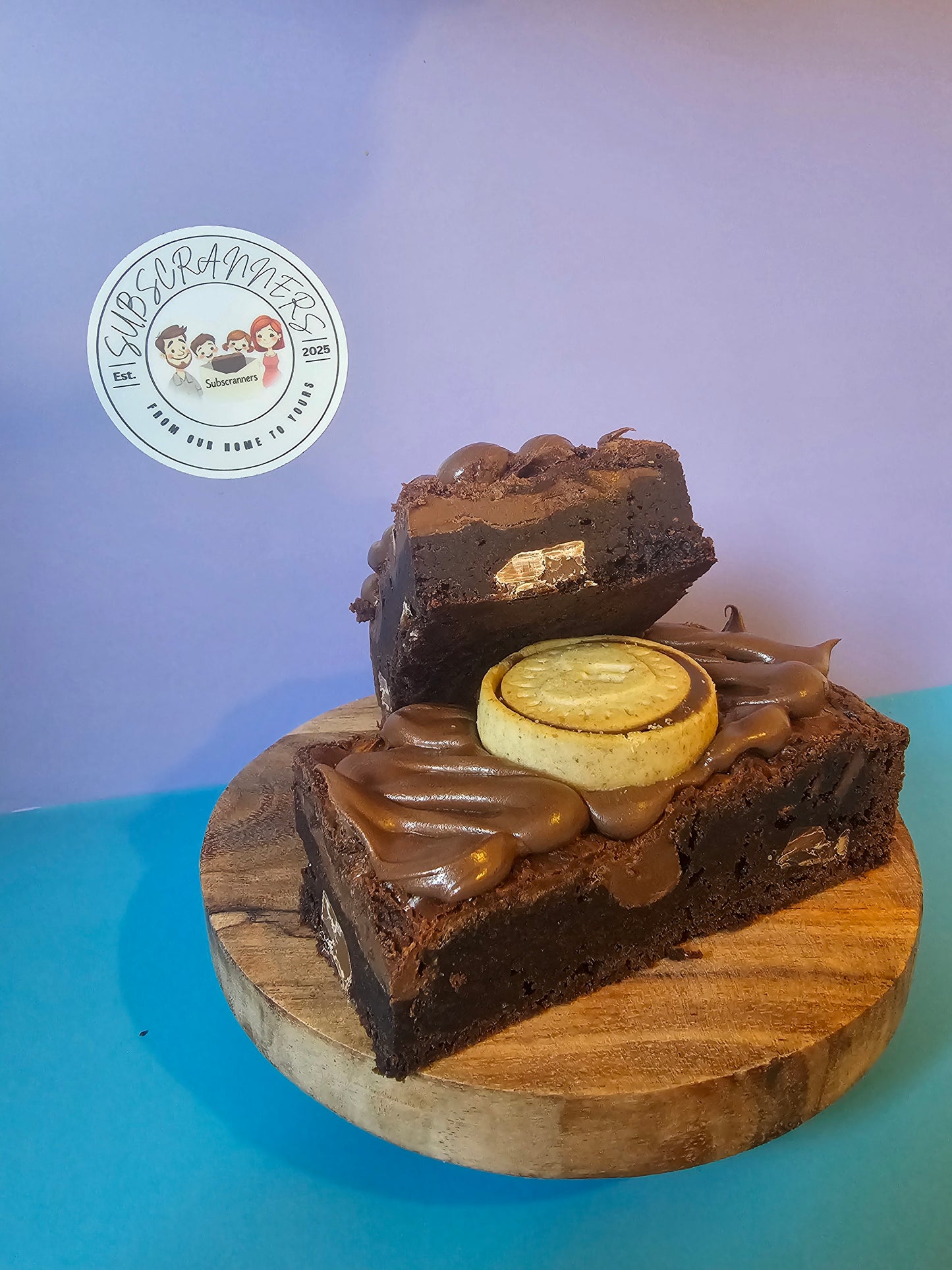 *REDUCED* Glowing Apprhazel Loaded Brownie (ready now)