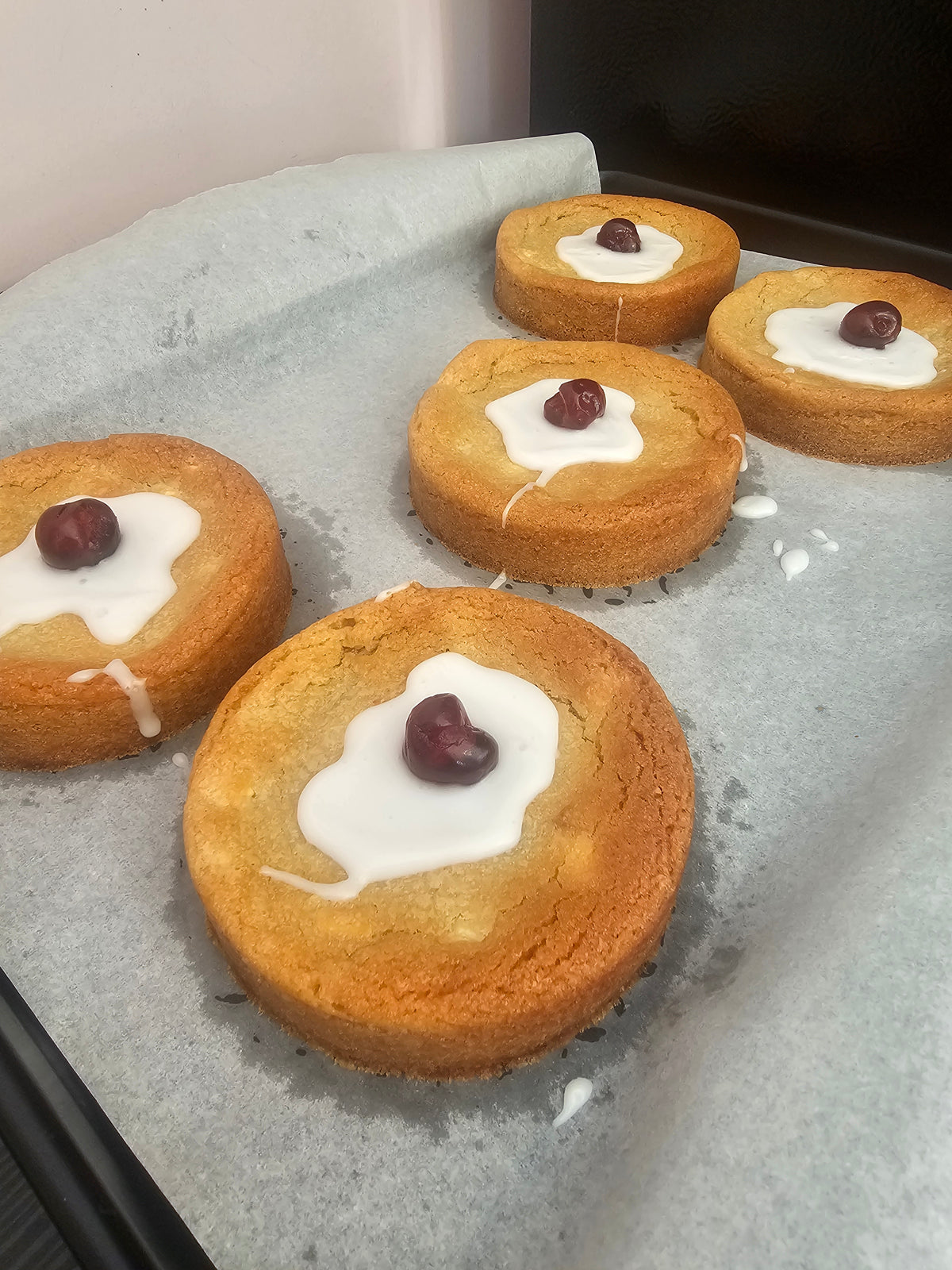 Cherry Bakewell Deep Pan Cookie (ready now)