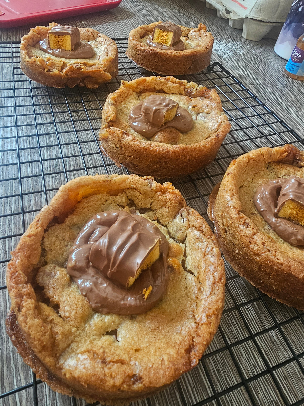 Crunchie Deep Pan Cookie (ready now)