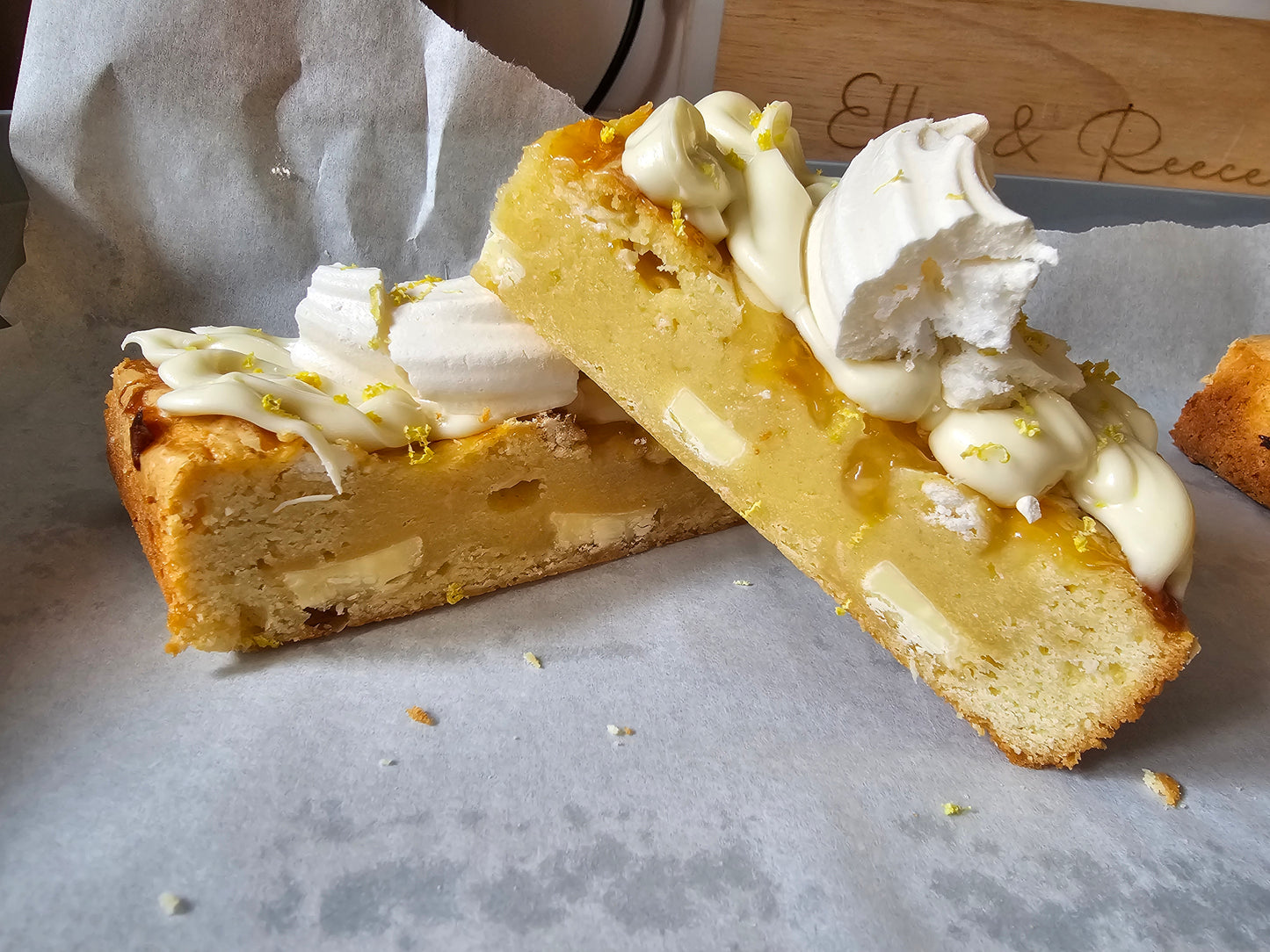 Lemon Meringue Blondies (ready now)