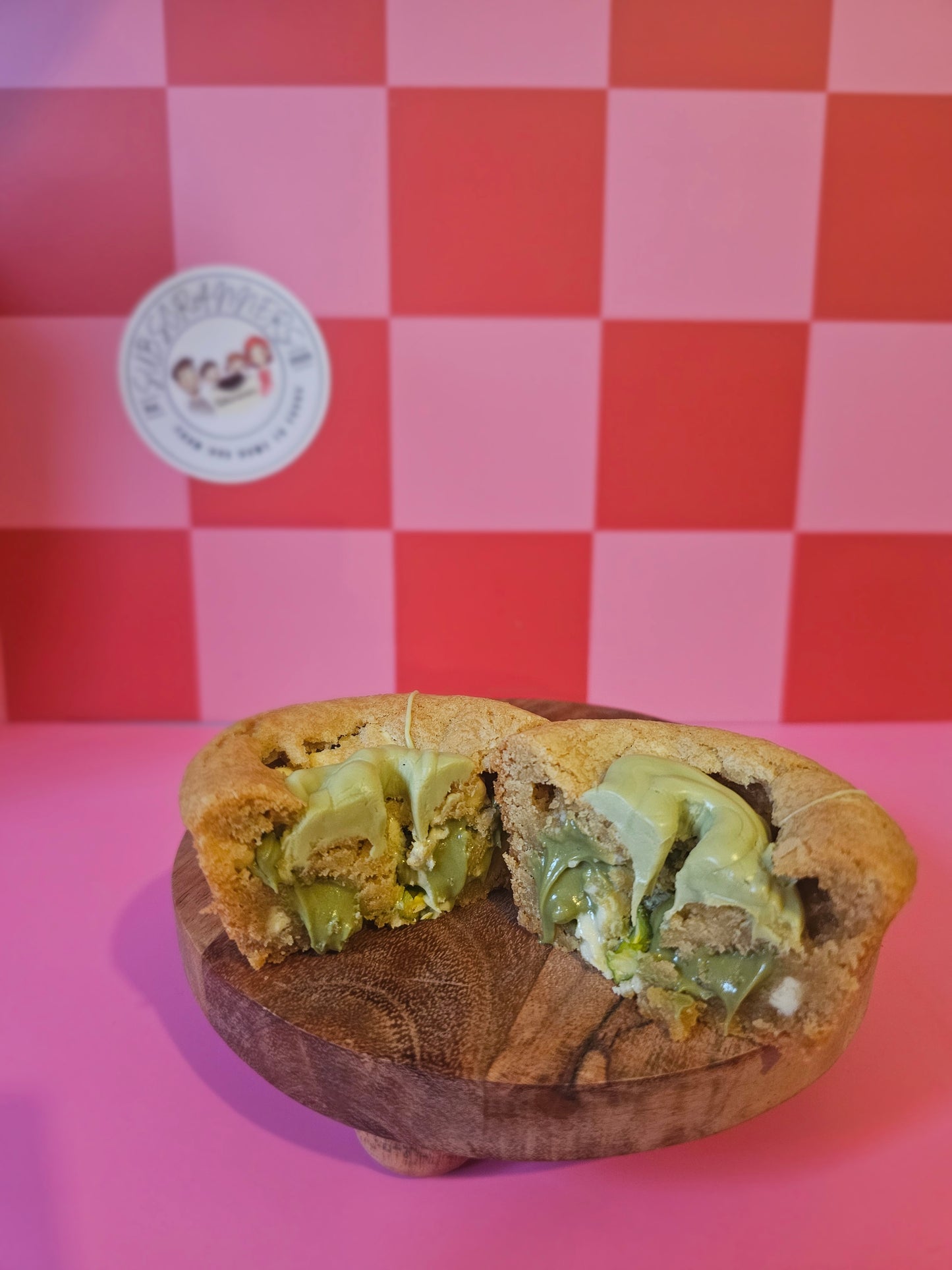 Pistachio & White Chocolate Cookie Cup (ready now)