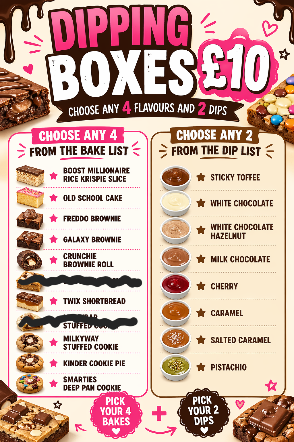 Dipping box (ready now)