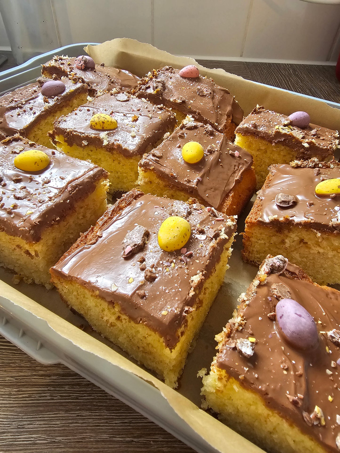 Chocolate Orange Mini Egg Sponge (ready now)