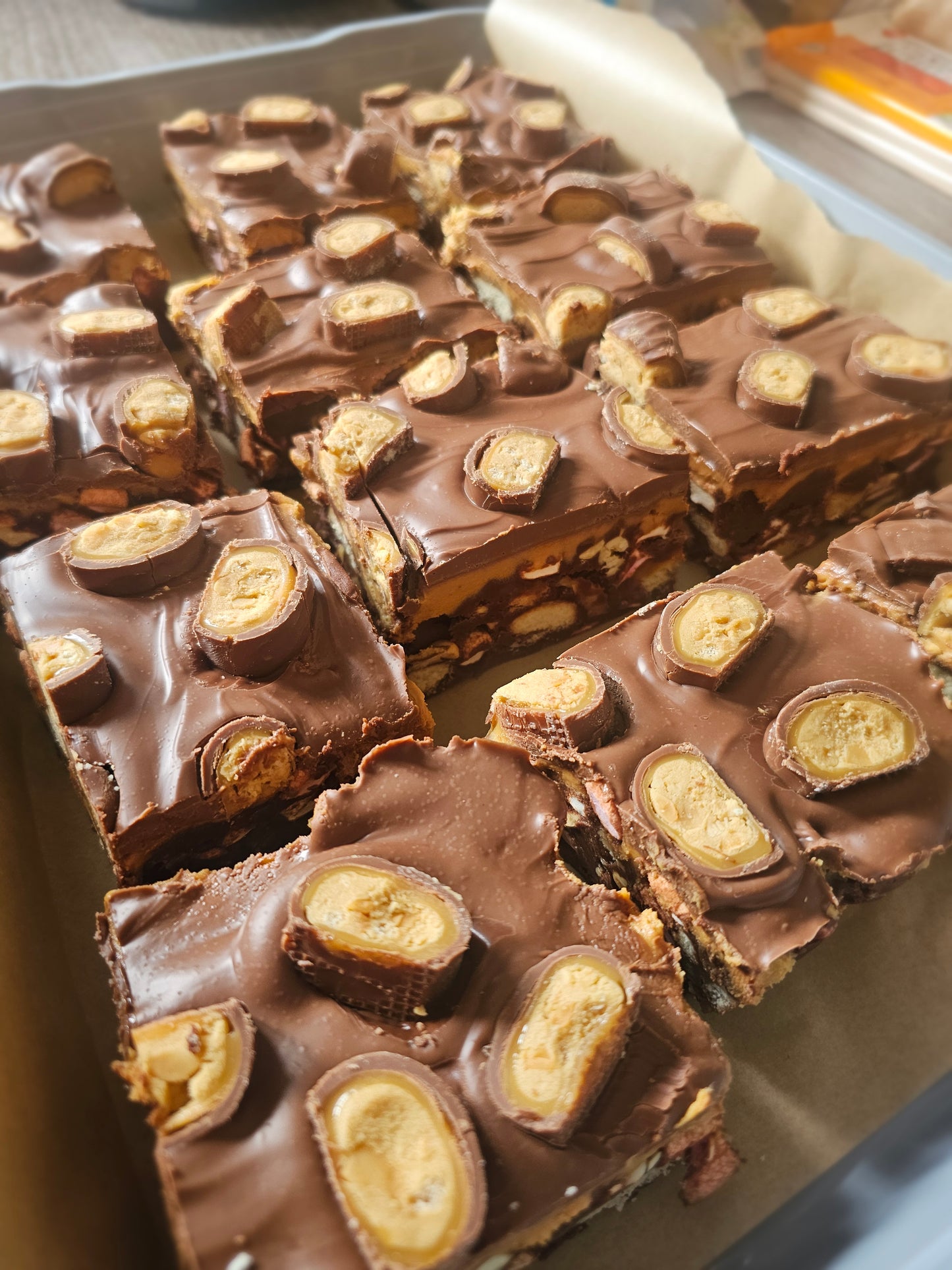 Star Bar Chocolate Crunch Slice (ready now)