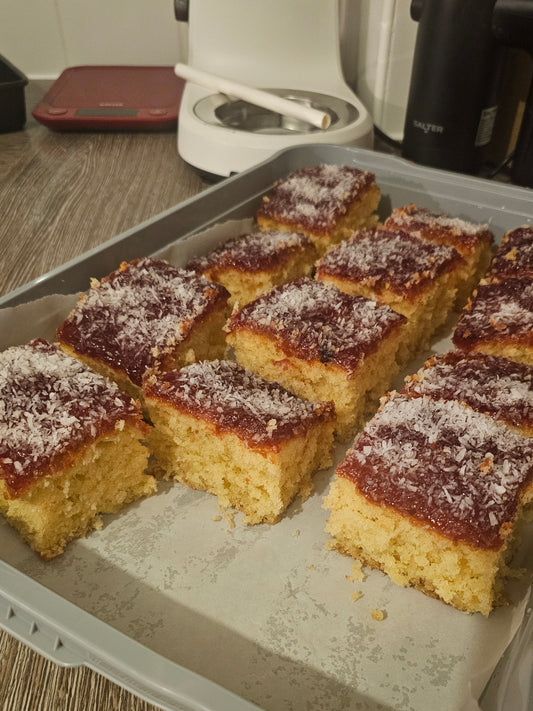 *FREEZER SALE* Jammy Coconut Sponge (ready now)