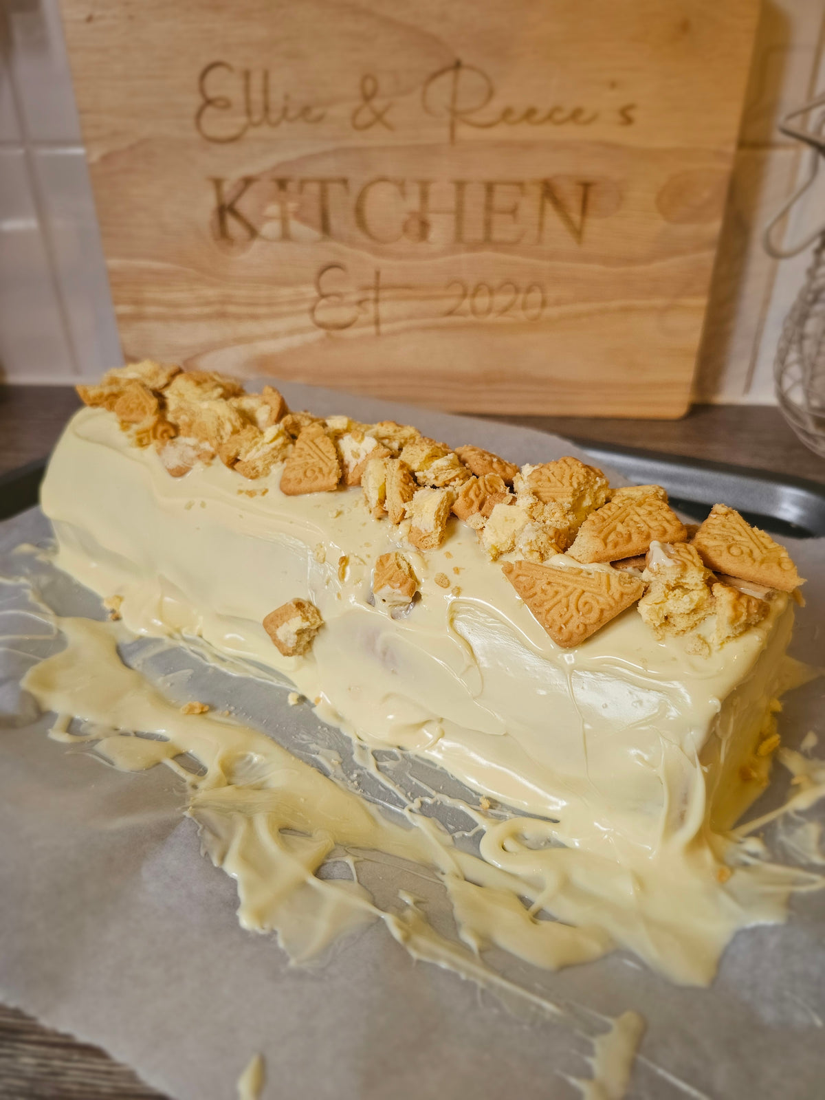 Custard Cream Blondie Roll (ready now)