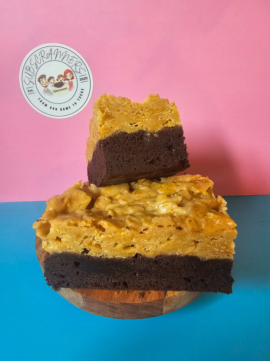 Caramel Cornflake Brownie (ready now)